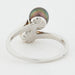 Ring 59 WHITE GOLD PEARL RING 58 Facettes REF 6200/10