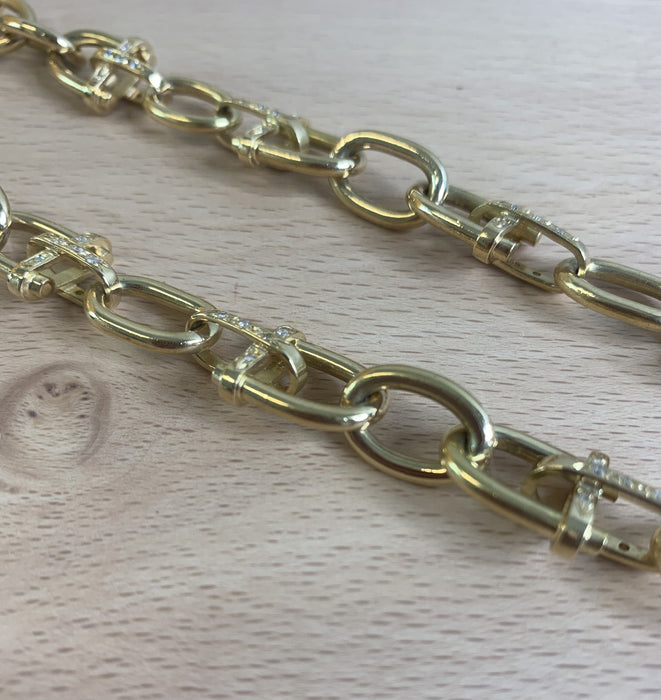 Collier Collier Or Jaune avec Diamants 58 Facettes 20400000394