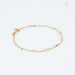Bracelet Bracelet in Yellow Gold, Aquamarines 58 Facettes EL19
