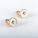 Cufflinks Gold and mother-of-pearl cufflinks 58 Facettes