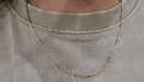 Chain necklace in yellow gold 58 Facettes
