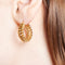 Boucles d'oreilles Créoles maille américaine Or jaune 58 Facettes REF 9083/18