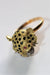 Ring 60 / Gold Panther ring in yellow gold & enamel 58 Facettes 329