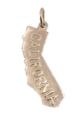 Pendentif PENDENTIF CARTE DE LA CALIFORNIE 58 Facettes 073641