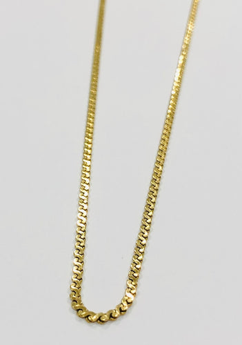 Collier Chaine vintage or jaune 18k 58 Facettes