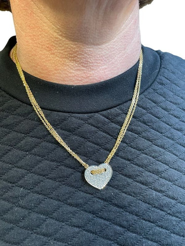 Collier Collier multi rangs coeur diamanté 58 Facettes 059431