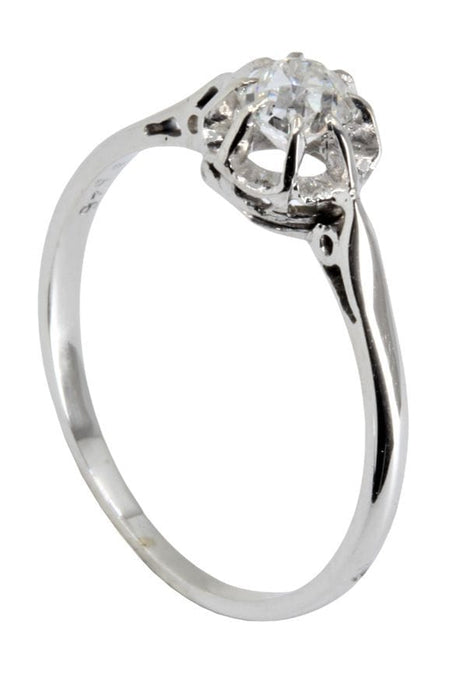 Bague SOLITAIRE ANCIEN DIAMANT 0.30 CARAT 58 Facettes 046681