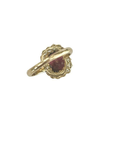 Bague 52 Bague Pompadour Grenat Diamants 58 Facettes 1147189