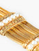Bracelet Bracelet Yellow gold Fine pearls 58 Facettes