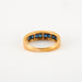 Ring 50.5 Ring in Yellow Gold & Sapphires 58 Facettes