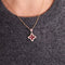 Collier Collier Héritage Rubis & Diamant 58 Facettes 002.120