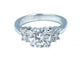 Bague Solitaire or blanc, diamants 58 Facettes