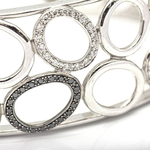 Bracelet Bracelet Or blanc Diamants 58 Facettes D359738LF