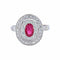 Bague 55 Bague Rubis Diamants 58 Facettes