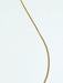 Pink gold chain necklace with curb chain 58 Facettes