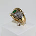 Ring EMERALD RING AND DIAMOND PAVING 58 Facettes