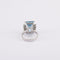 Bague 54.5 Bague Aigue-Marine Diamants 58 Facettes