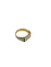 Ring 53.5 Yellow Gold Signet Ring 58 Facettes 20400000793
