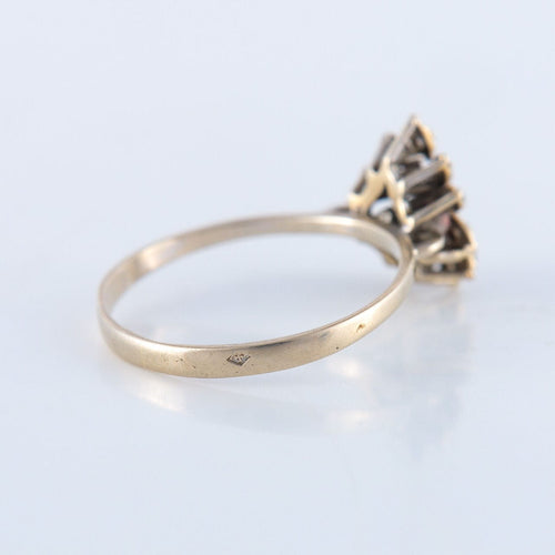 Bague 63 Bague Flocon Diamants 58 Facettes JE126