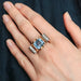 Ring 55 Tank ring Verneuil spinel and diamonds 58 Facettes 455