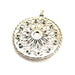 Pendentif Pendentif or blanc émeraudes diamants 58 Facettes 2901