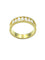 Bague Bague or jaune et diamants taille navette 58 Facettes