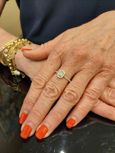 Bague 61 BAGUE MODERNE DIAMANTS 58 Facettes 065261