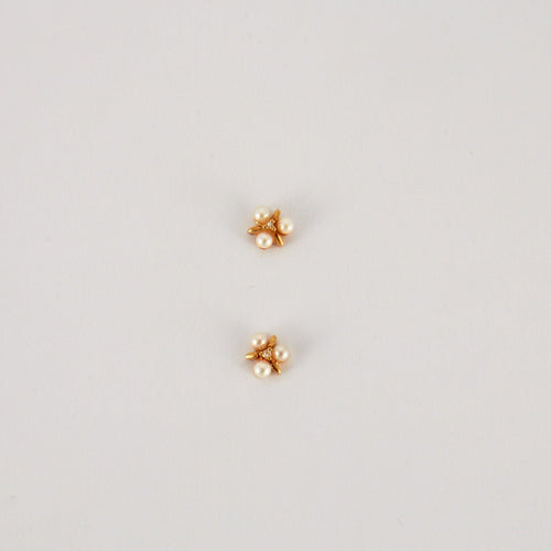 Boucles d'oreilles Boucles d'oreilles Fleurs Perles 58 Facettes EL2-54