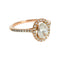 Bague 53 Bague Diamant ovale 0.70ct 58 Facettes 1-1410/1