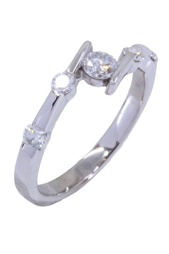 Bague BAGUE MODERNE DIAMANTS 58 Facettes 070181