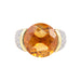 Bague 51 Bague Citrine Diamants 58 Facettes