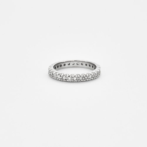 Bague 56 Alliance américaine diamants 0.80ct 58 Facettes EL2-149