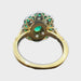 Ring Emerald Engagement Ring Pave Diamonds 58 Facettes 7406A