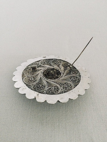 Broche Broche orientaliste Argent 58 Facettes