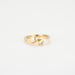 Ring 50 Toi & Moi ring in yellow gold, diamonds 58 Facettes