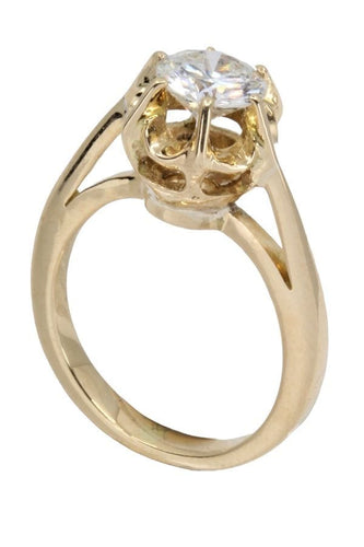 Bague SOLITAIRE MODERNE DIAMANT 1.04 CARAT 58 Facettes 058691