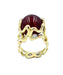 Gilbert Albert ring. Yellow gold and diamond ring 58 Facettes