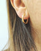 Boucles d'oreilles Créoles en or jaune, diamants 58 Facettes RA-467.2