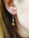 Pair of gold and pearl earrings 58 Facettes