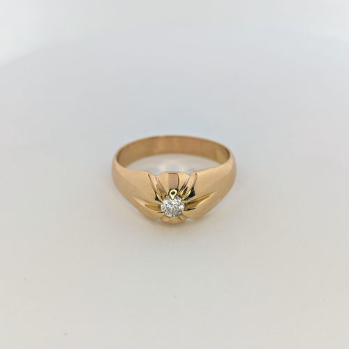 Bague Bague en or jaune et diamant 58 Facettes 25658