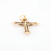 Cross pendant in yellow gold 58 Facettes