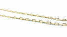 Necklace Yellow gold necklace with filed convict link 58 Facettes