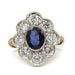 Ring Ring Gold, diamonds and Sapphire 58 Facettes 230042SP