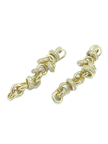 Boucles d'oreilles Boucles d’oreilles Or jaune & diamants 58 Facettes