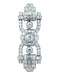 Brooch Art-Deco period brooch in platinum and diamonds 58 Facettes