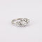 Bague 52 Bague trilogie, en or gris, diamants 58 Facettes