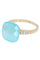 Bague BAGUE MODERNE TOURMALINE PARAIBA ET DIAMANTS 58 Facettes 063901