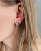 Boucles d'oreilles Boucles d'oreilles 2 Ors Diamants 58 Facettes