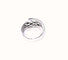 Bague 56 Bague pavage diamants blanc et noirs 58 Facettes DV/13