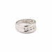 Ring Bangle Ring in white gold, diamond 58 Facettes BD179
